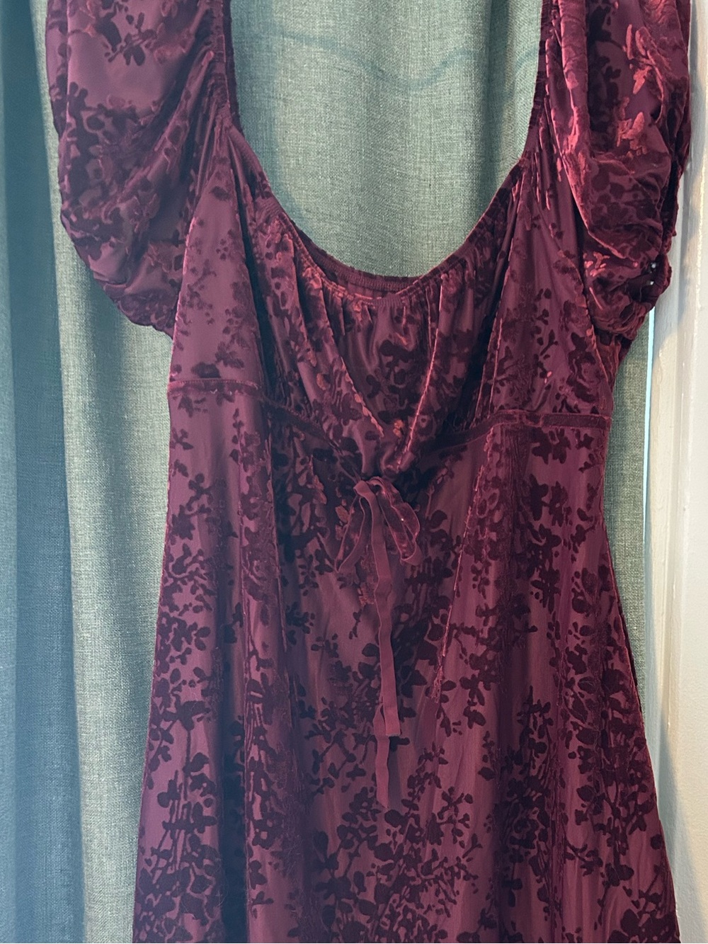 Cider Velvet Minidress